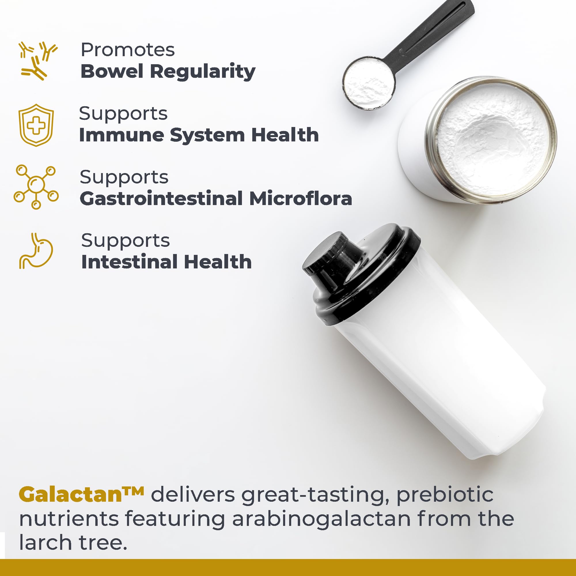 Premier Research Labs Galactan - Larch Arabinogalactan Powder for Men & Women, Prebiotic Fiber Powder for Healthy Gut Microbiome, Larch Tree Extract, Calcium - 8 oz Premier Research LabsAu supplements
