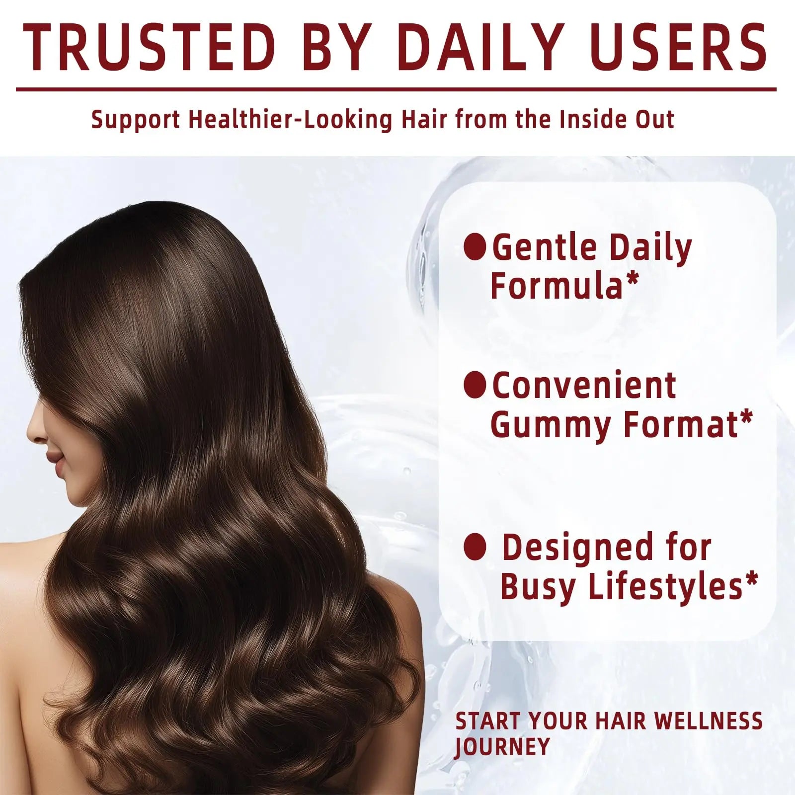 YYLLYY Hair Growth Vitamins Gummies | with Biotin, Vitamin C & E, Botanical Extracts | Supports Healthy Hair Growth & Strength, Skin & Nail Care YYLLYYAu supplements