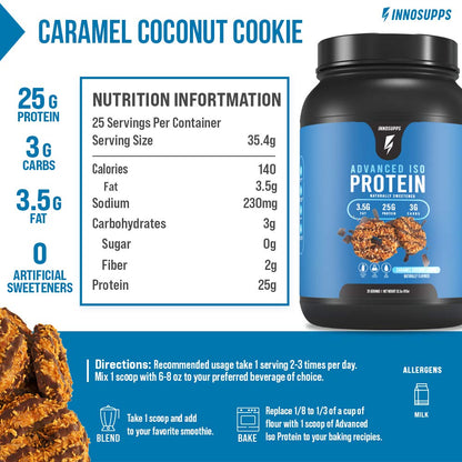 InnoSupps Advanced Iso Protein | 100% Whey Isolate Protein Powder | No Artificial InnoSuppsUS supplements
