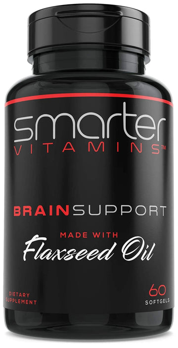 Smarter Brain Support Nootropic Supplement, Made with Alpha-GPC, L-Tyrosine & Acetyl L-Carnitine ALCAR, Flaxseed Oil SmarterVitaminsAu supplements