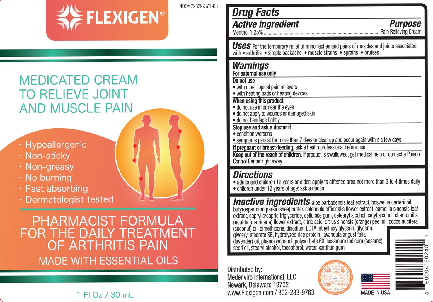 FLEXIGEN, Frankincense Pain Relief Cream Lotion– 3.2 oz Spray Pump – Natural Rub for Arthritis, Menthol Therapy Joint & Muscle Pain – Cooling Formula, Pleasant Scent – Topical OTC FLEXIGENAu supplements