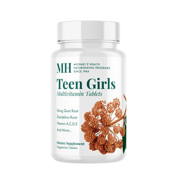 MICHAEL'S Health Naturopathic Programs Teen Girls Multivitamin - 90 Vegetarian Tablets - with B Complex Vitamins MICHAEL'SAu supplements