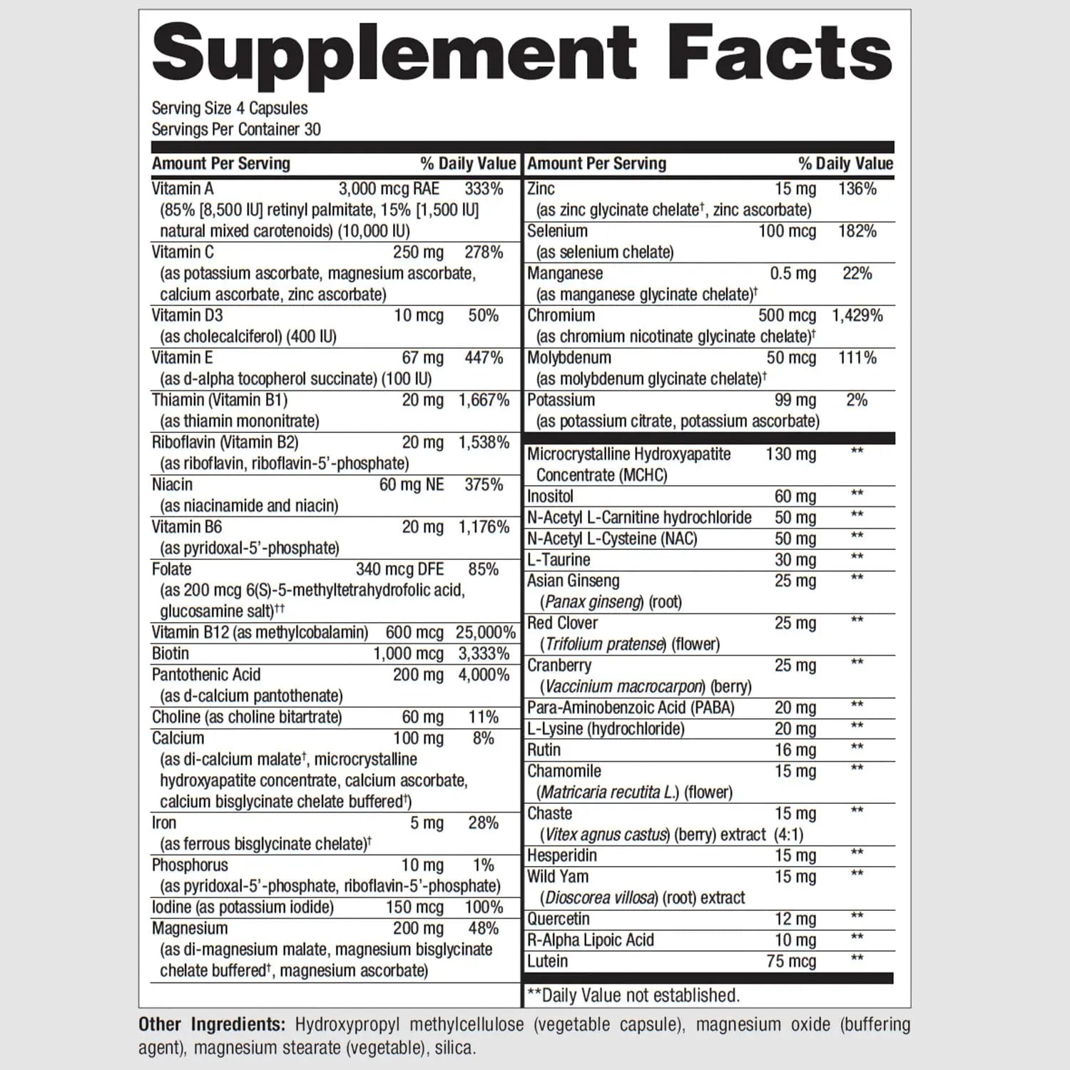 PureFormulas PureMulti for Women - Comprehensive Multivitamin for Women with Essential Nutrients and Herbal Support Womens Daily Multivitamins PureFormulasAu supplements