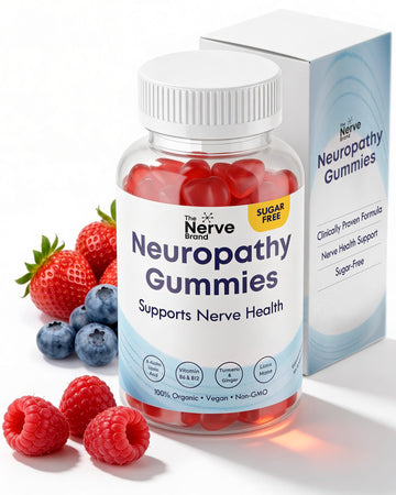 The Nerve Brand Neuropathy Support Gummies, 600 mg R Alpha Lipoic Acid Gummies with B1 B6 B12 and Lion’s Mane, Sugar Free Daily Nerve Health Supplement, 30 Day Supply The Nerve BrandAu supplements