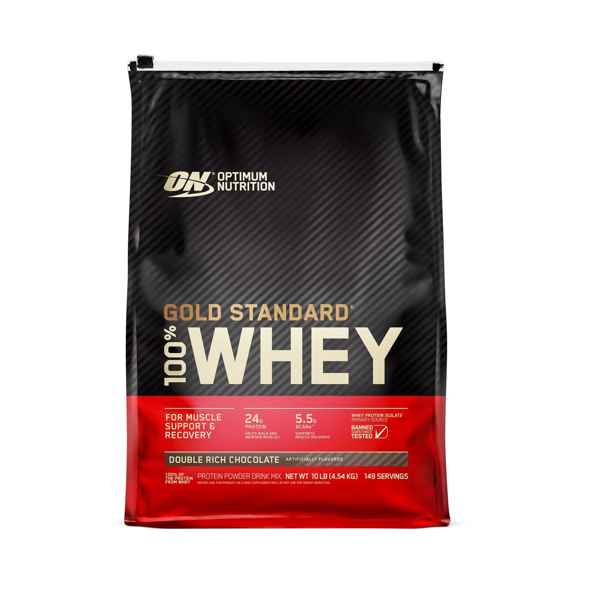 Optimum Nutrition Gold Standard 100% Whey Protein Powder, Double Rich Chocolate Optimum NutritionUS supplements