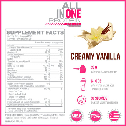 Forzagen All in One Protein for Her, Protein Powder for Women with Collagen Peptides ForzagenUS supplements