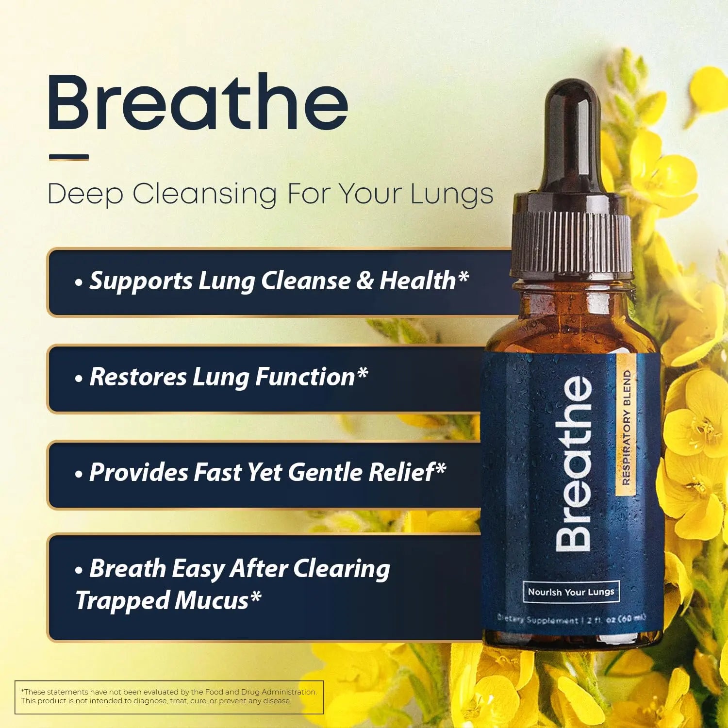 BREATHE & BREATHE PM Bundle - 60 Caps & 1 fl.oz. Mullein Drops for Lungs & Airways: Peppermint, Thyme, & Mullein Leaf Extract for Lungs Detox for Smokers - Clear Mucus & Breathe - GMO-Free & USA-Made Herbal Tea Therapynz supplements