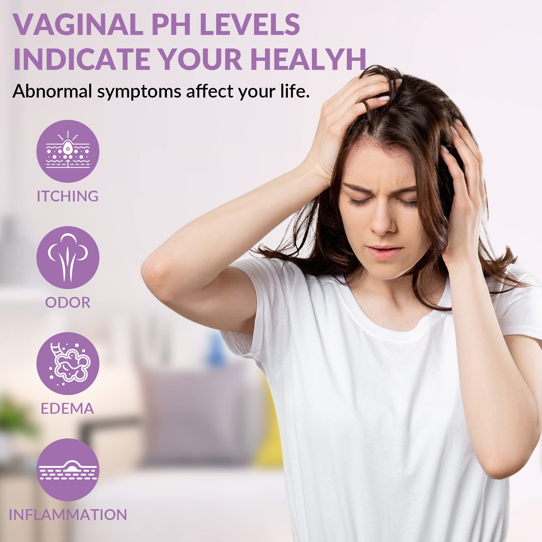 Yeast Infection Test for Women, 50 Count Vaginal pH Test Strips, BV Test Kit at Home SaySummerAu supplements