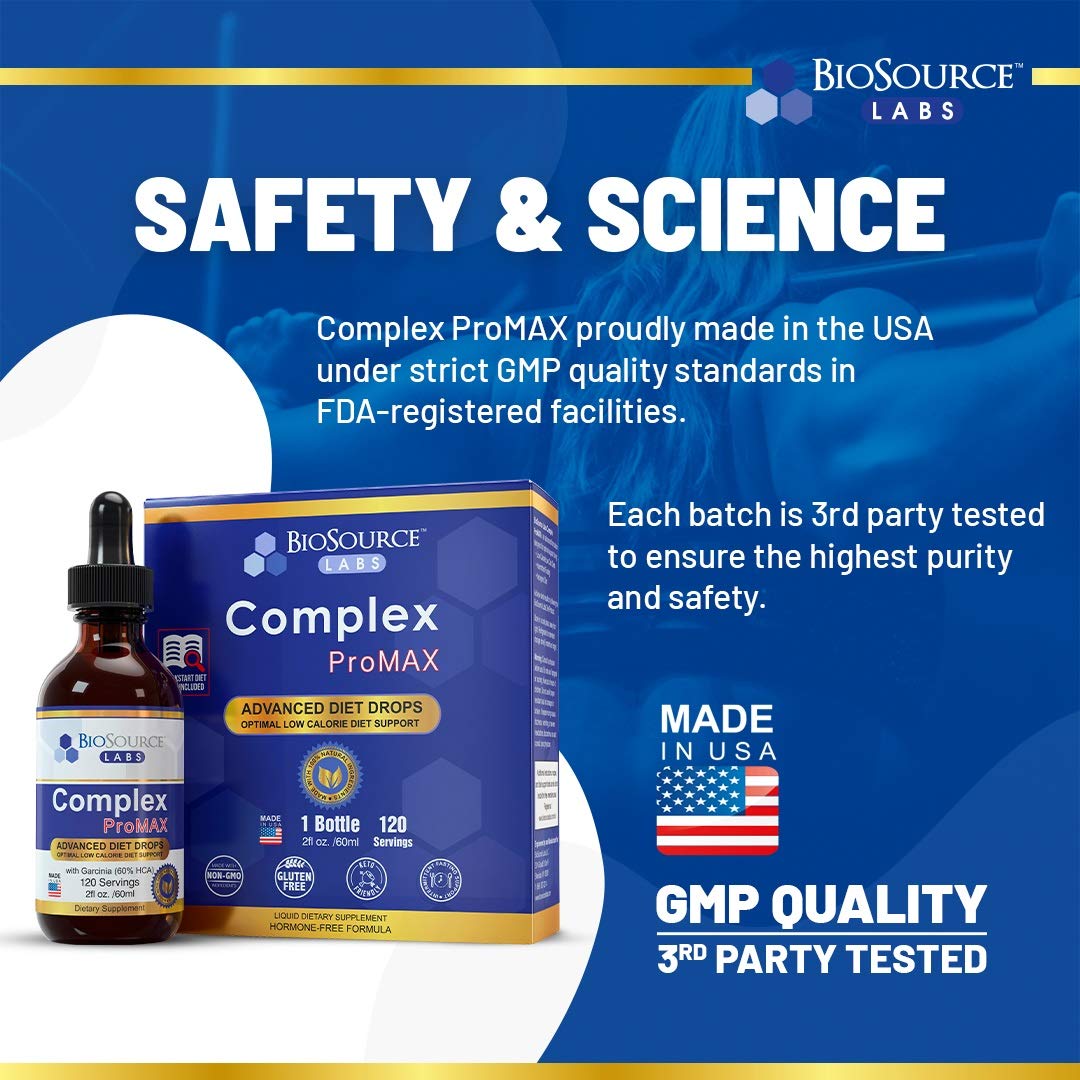 BioSource Labs Complex ProMAX Premium Diet Drops (2 x 2 oz Bottle) BioSource LabsUS supplements