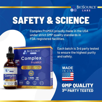 BioSource Labs Complex ProMAX Premium Diet Drops (2 x 2 oz Bottle) BioSource LabsUS supplements