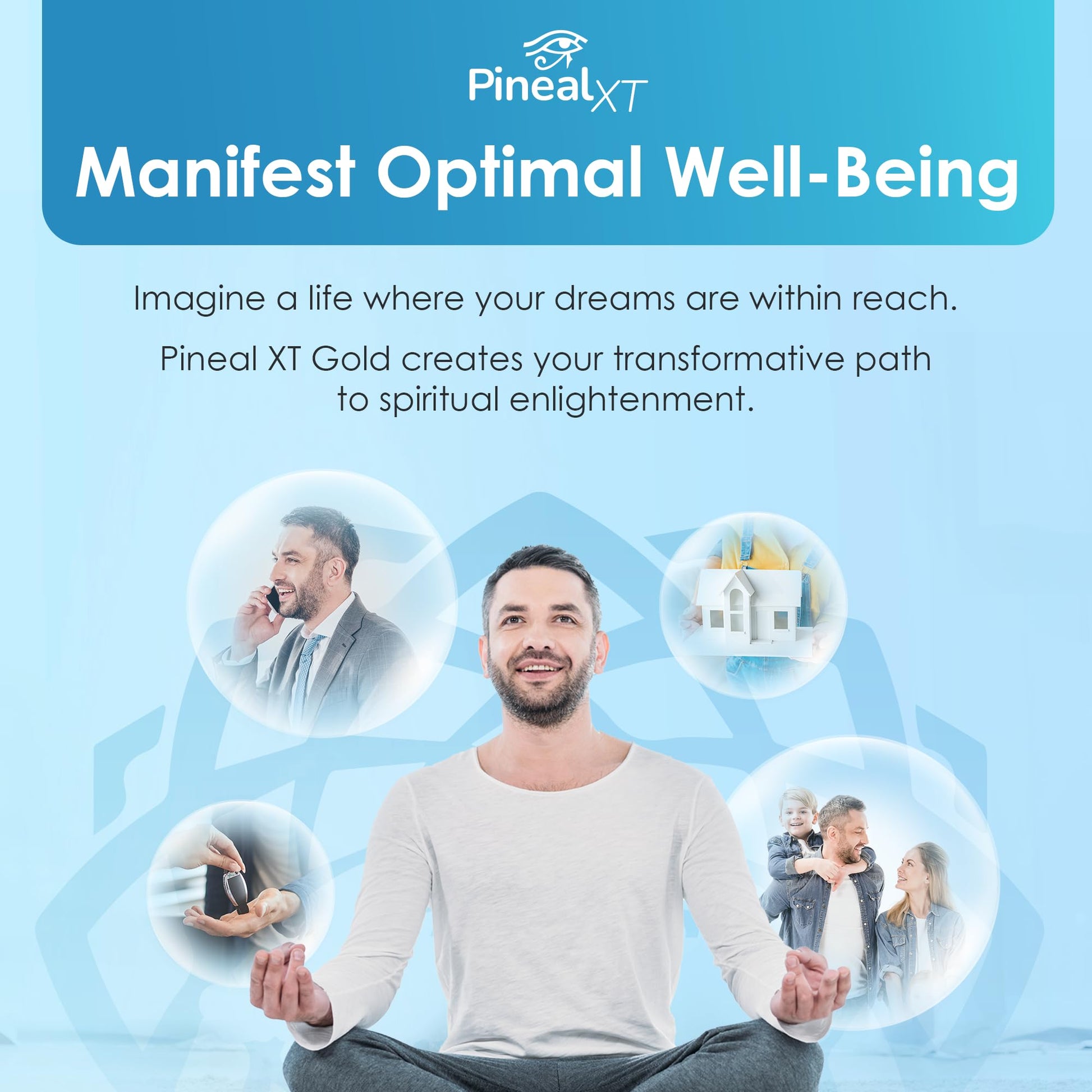 Nutraville Pineal XT Gold - Pineal Gland Supplement - Third Eye Awakening - Focus and Memory Supplement for Brain - 7 Powerful Ingredients Decalcify, Detox, and Activate Your Pineal Gland, 2 Pack NutravilleAu supplements