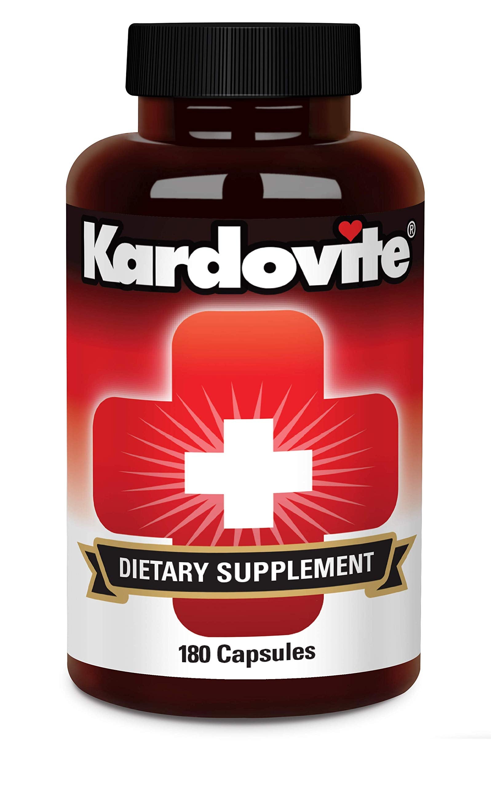 Kardovite Herbal Circulation Support Capsules 180s | Supports Circulatory Wellness with Hawthorn, Garlic, Ginkgo, Cayenne, Milk Thistle, Bilberry & Valerian | Supports Vitality & Daily Wellness KardoviteAu supplements