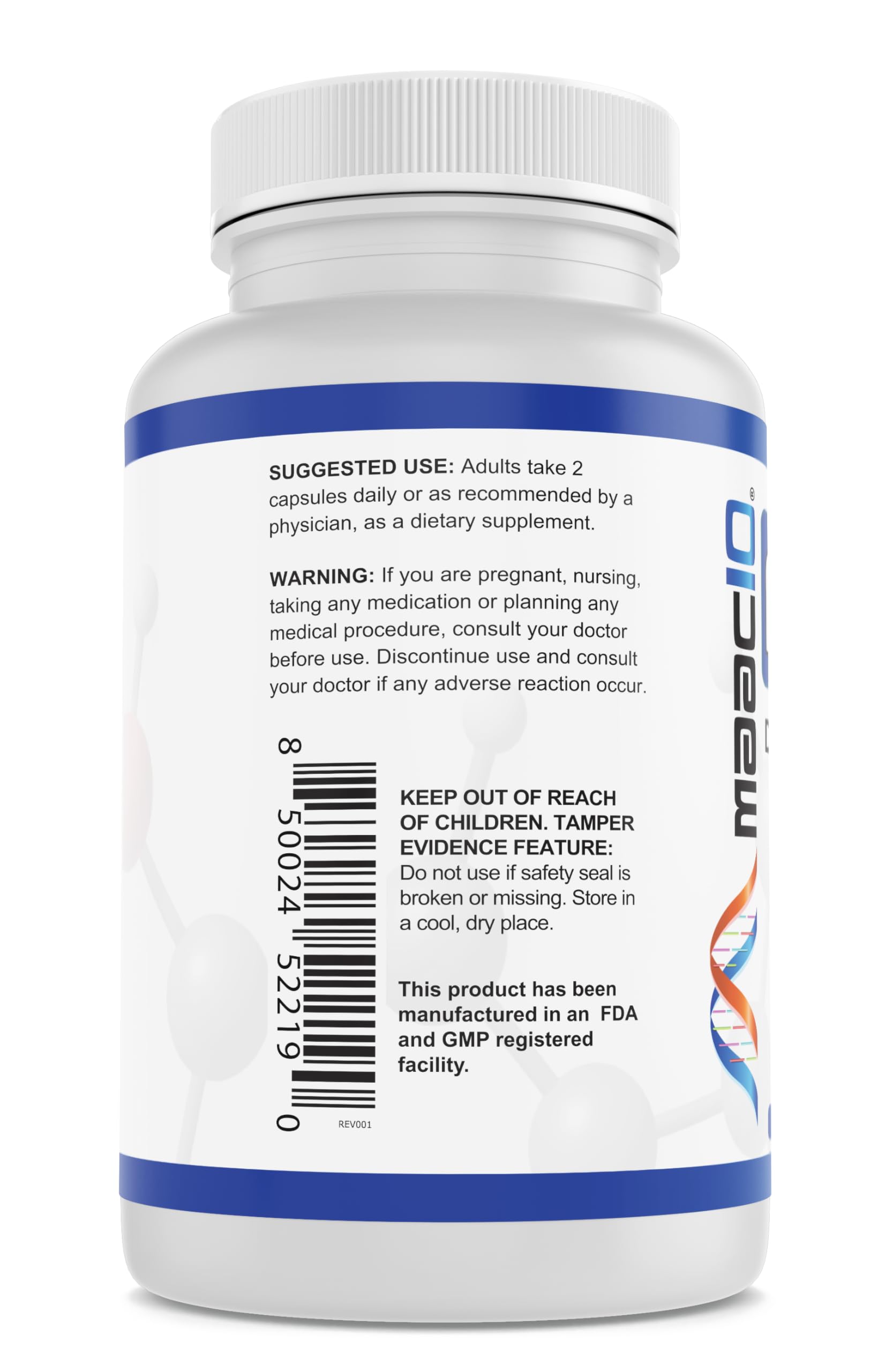 MAAC10 NMNH (NMN Supplement Alternative) 250mg Serving | Uthpeak™ NMNH (Dihydronicotinamide Mononucleotide) for Better Stability | 30-Day Supply. MAAC10Au supplements