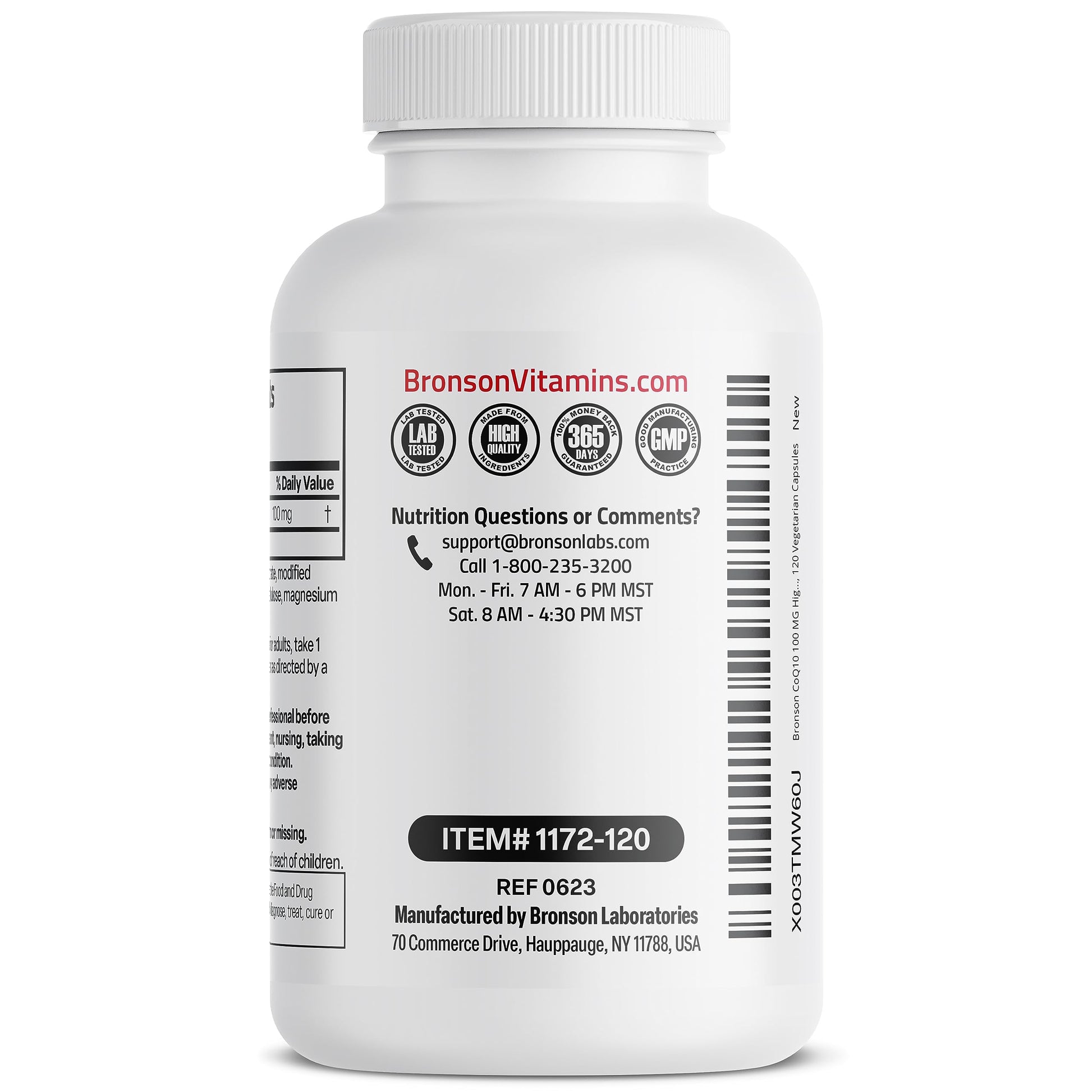 Bronson CoQ10 100 MG High Potency Cellular Energy Production, 120 Vegetarian Capsules BronsonUS supplements