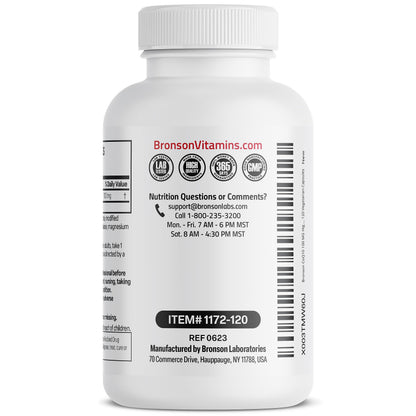 Bronson CoQ10 100 MG High Potency Cellular Energy Production, 120 Vegetarian Capsules BronsonUS supplements