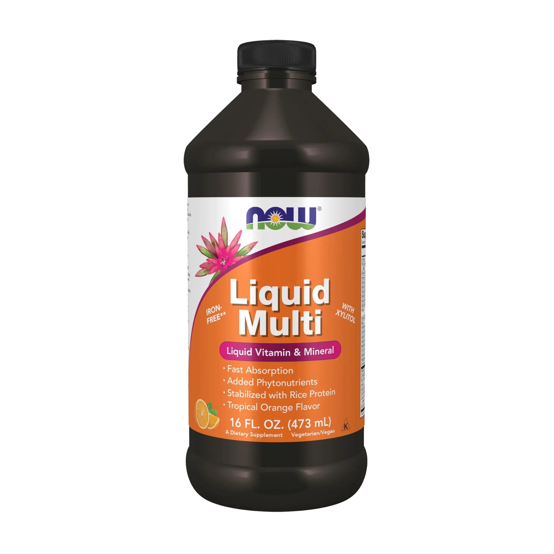 NOW Foods Supplements, Liquid Multi, Tropical Orange Flavor, Fast Absorption, with Added Phytonutrients, 16-Ounce NOW FoodsAu supplements