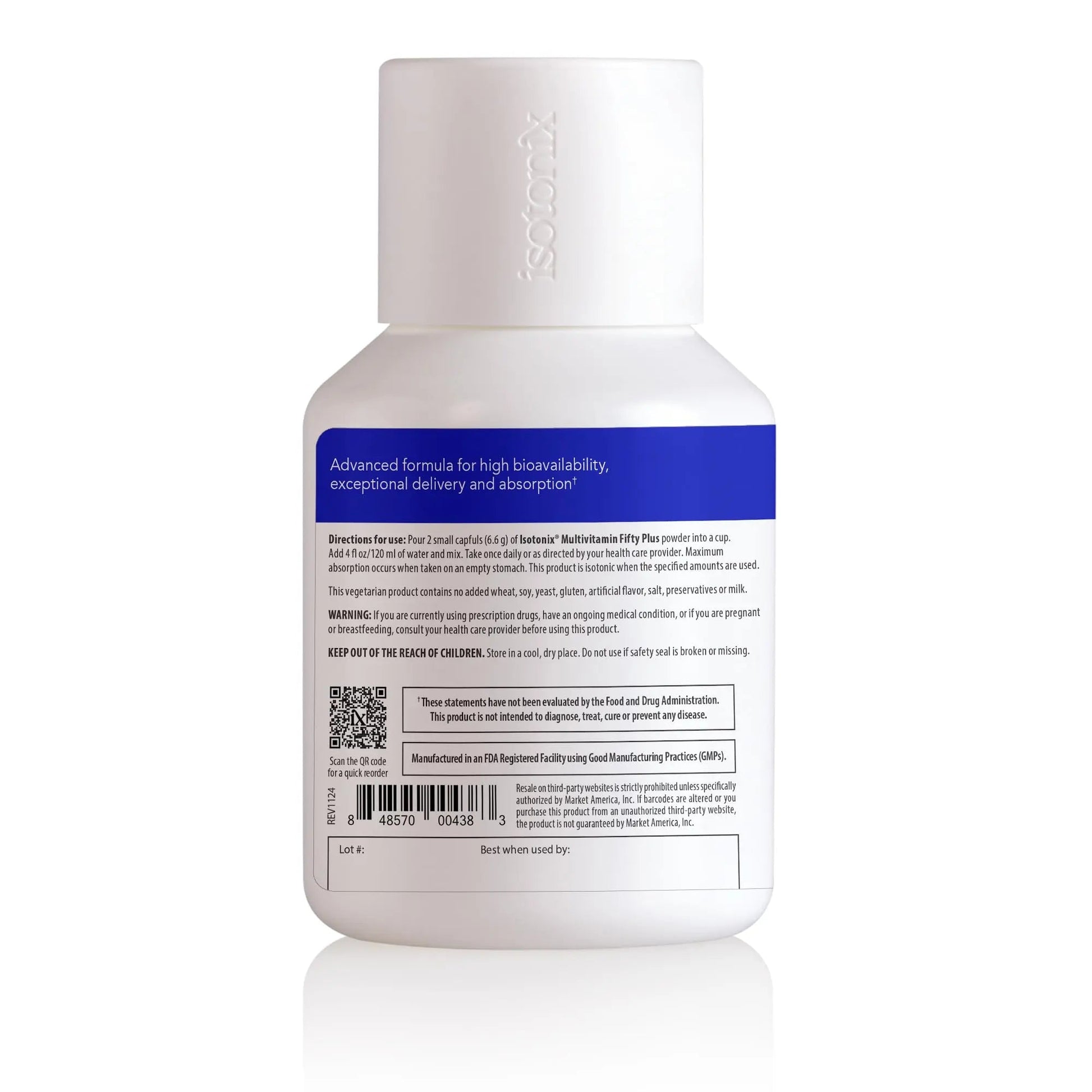 Isotonix Multivitamin Fifty Plus – Daily Multivitamin for Adults 50+ with B-Vitamins, Antioxidants, and Essential Nutrients IsotonixAu supplements