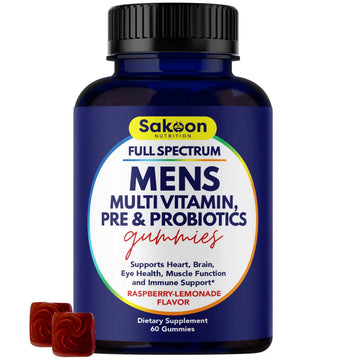 Sakoon nutrition Men's Multivitamin Gummies with Probiotics and Prebiotics, Adult Multivitamin A, C, D, E, B & More Sakoon nutritionAu supplements