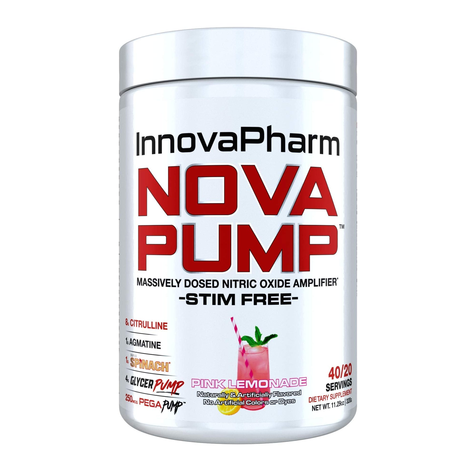 InnovaPharm NOVAPUMP (Pink Lemonade) - 11.2 Ounces InnovaPharmAu supplements