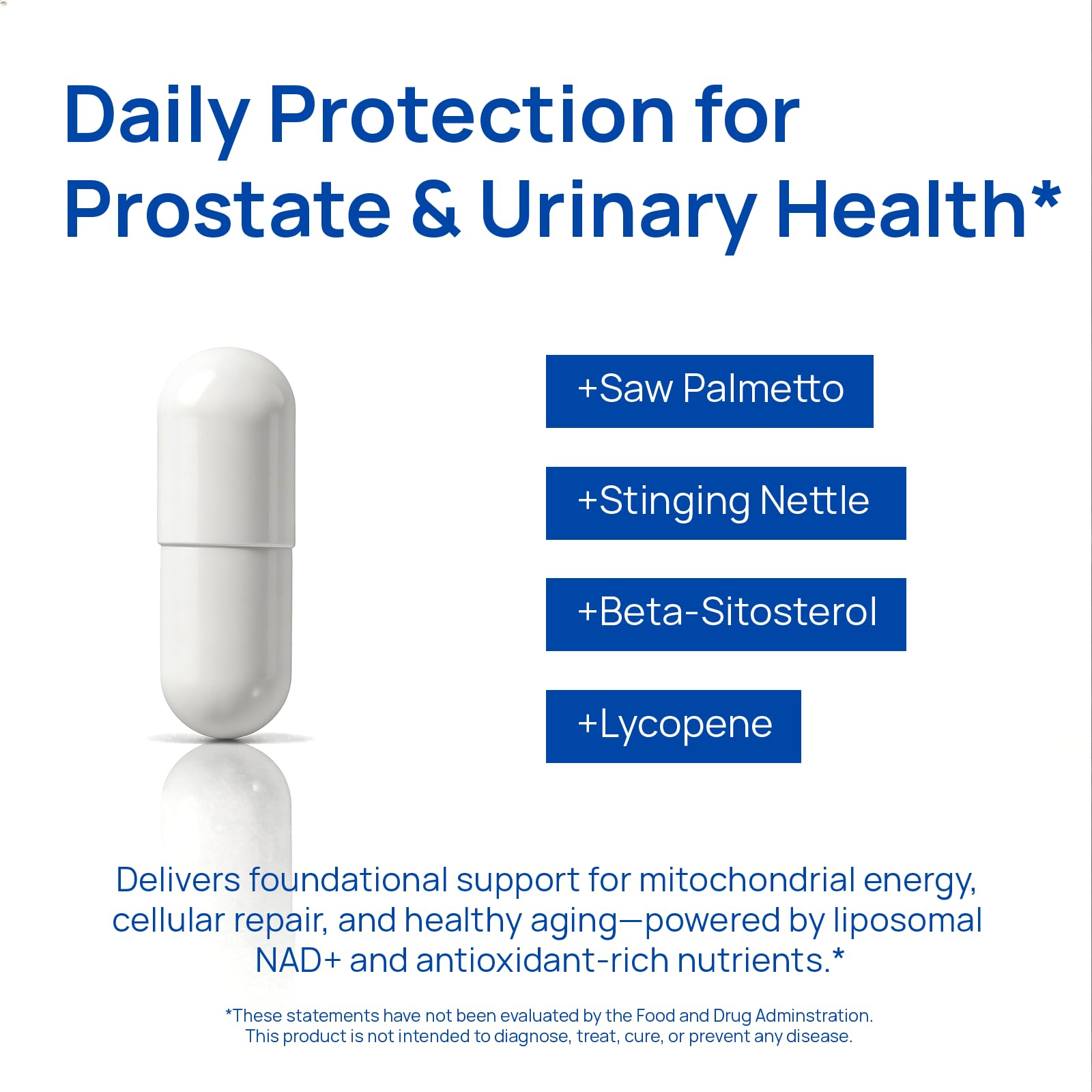 Liposomal NAD Supplement for Men – NMN Supplement Nitric Oxide Prostate Health Supplements with Resveratrol, CoQ10, L Citrulline and Lycopene for Anti-Aging & Cellular Energy Support 60 Capsules SelerbAu supplements