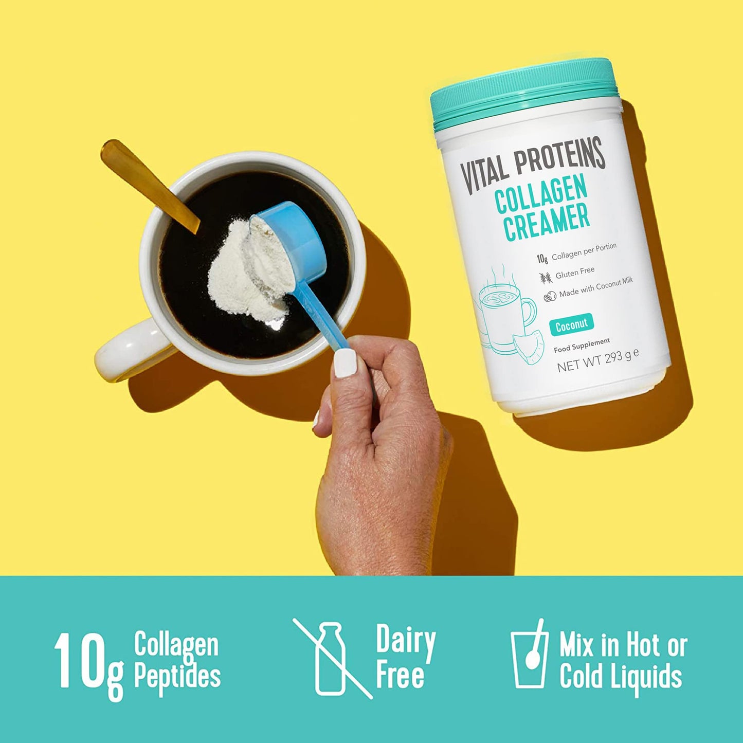 Vital Proteins Collagen Coffee Creamer, No Dairy & Low Sugar Powder with Collagen VITAL PROTEINSUS supplements