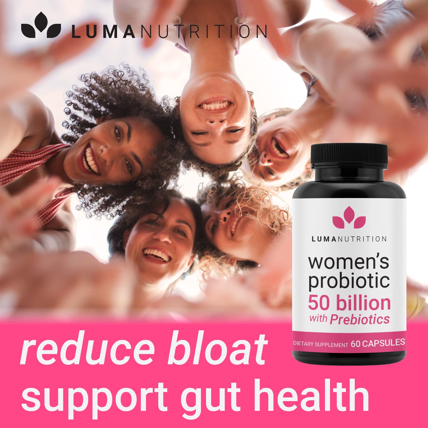 Luma Nutrition Probiotics for Women with Prebiotics - 50 Billion CFU - Formulated for Digestive Luma NutritionAu supplements
