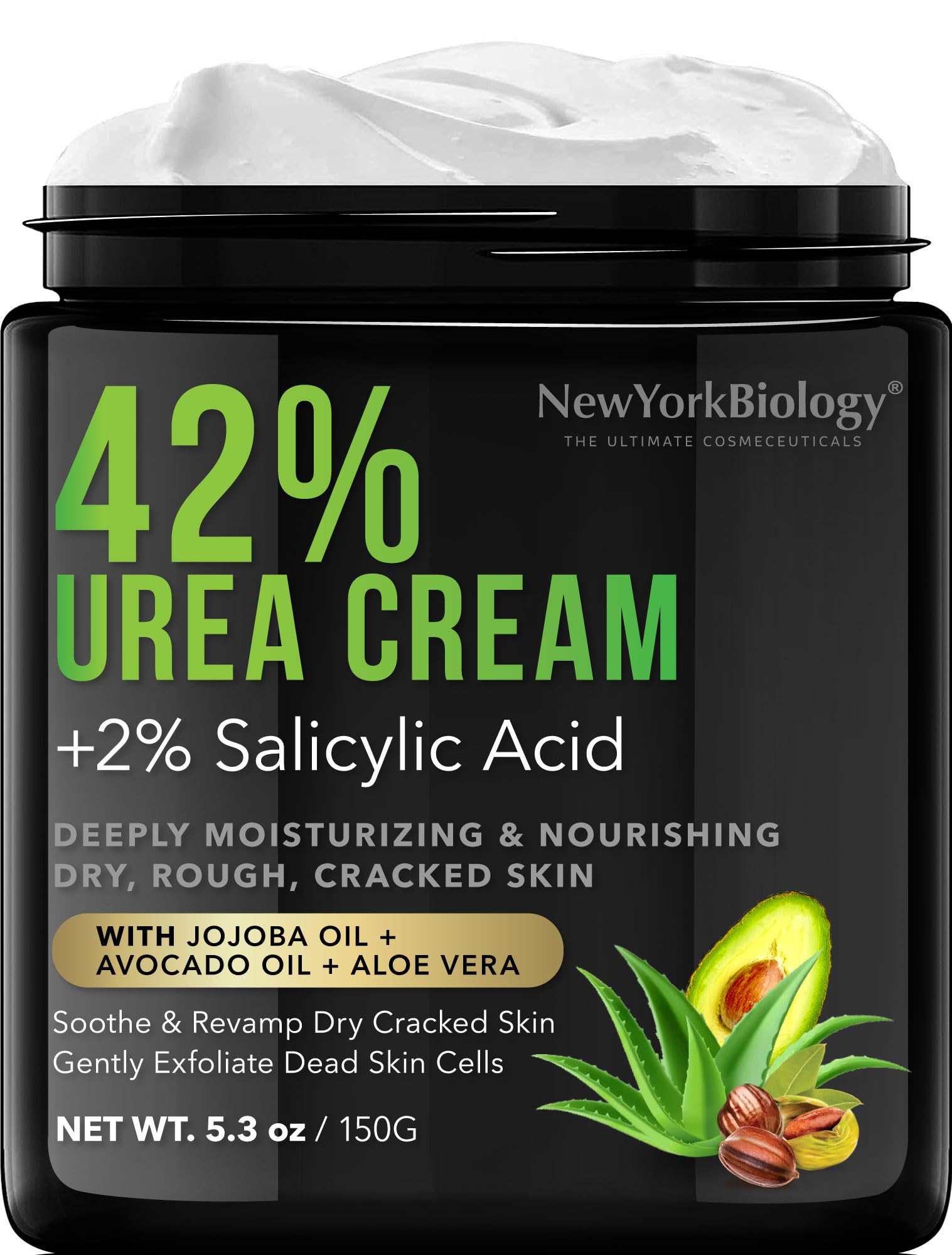 New York Biology 42% Urea Cream with 2% Salicylic Acid - Moisturizing Urea Foot Cream NEW YORK BIOLOGY THE ULTIMATE COSMECEUTICALSUS supplements