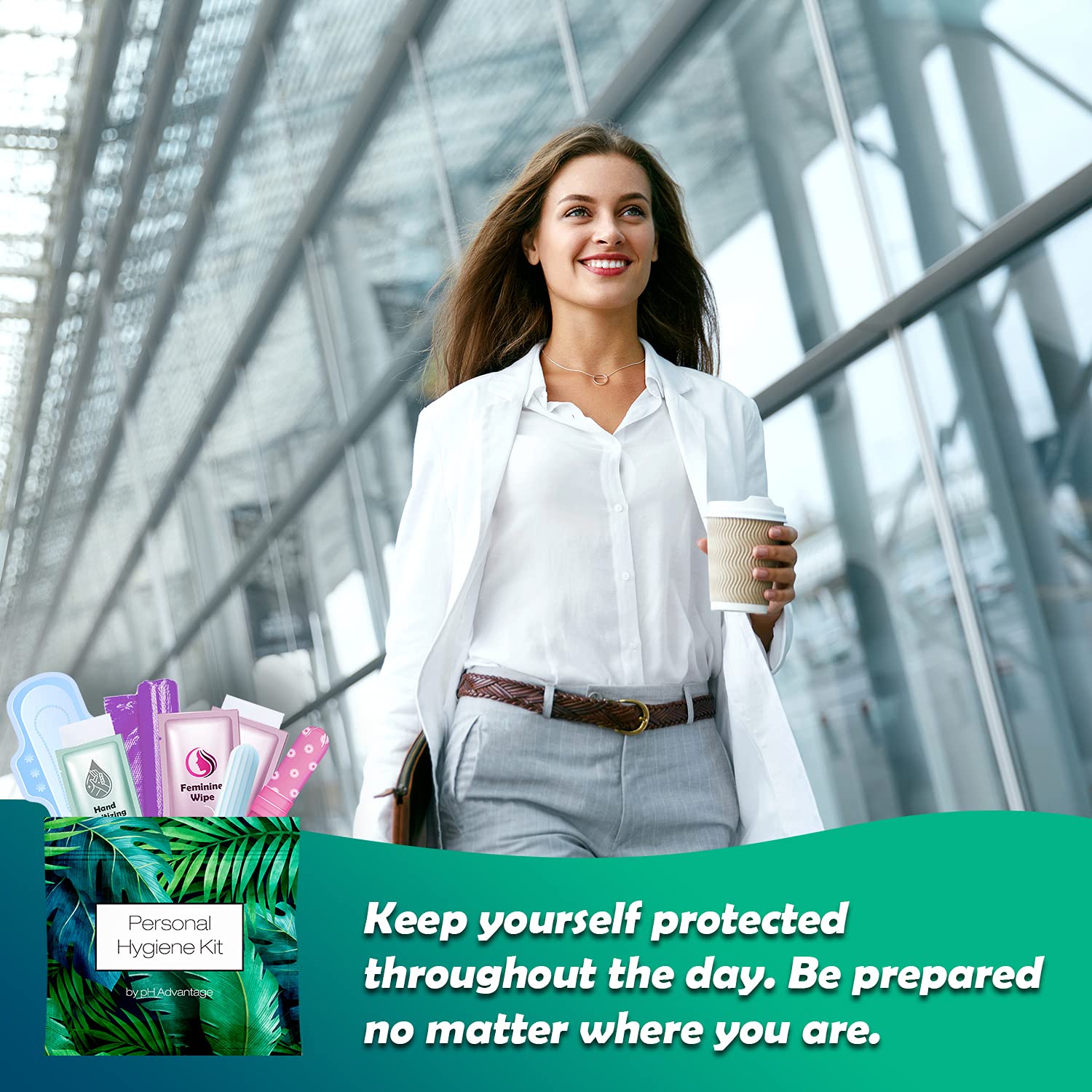 Menstrual Kit All-in-One | Convenience on The Go | Single Period Kit Pack for Travelling, Tweens pH AdvantageAu supplements