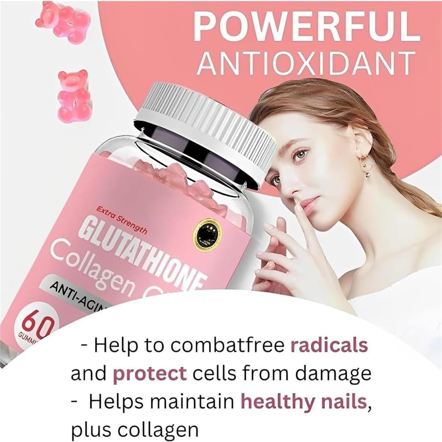Caduola Glutathione Collagen Glow Gummies, Glutathione Collagen Glow Gummies CaduolaUS supplements
