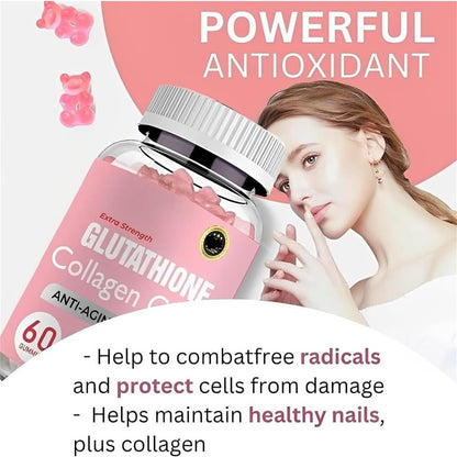 Caduola Glutathione Collagen Glow Gummies, Glutathione Collagen Glow Gummies for Dark Spot CaduolaUS supplements