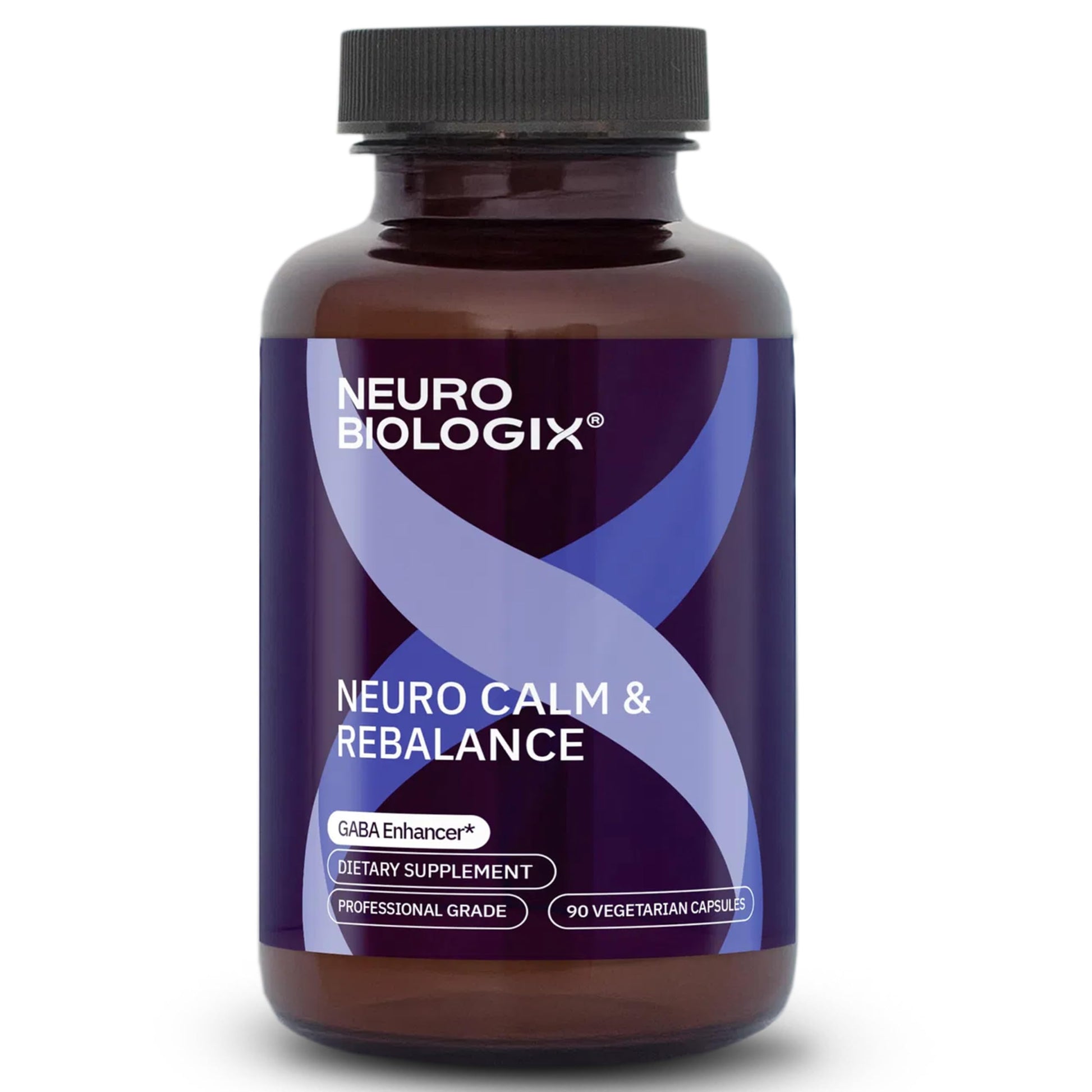 Neurobiologix Neuro Calm & Rebalance, L Theanine, Magnesium, Zinc & Kava Kava Complex for Calm Mood Balance and Stress Support, GABA Activity Support Supplement, Gluten Free, Vegetarian, 90 Capsules NeurobiologixAu supplements