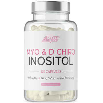 Myo-Inositol & D Chiro Inositol - Supports Women with PCOS -120 Capsules - Promotes Freak AthleticsUS supplements