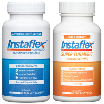 Instaflex Advanced Joint Support and Super Turmeric with Bioperine InstaflexAu supplements