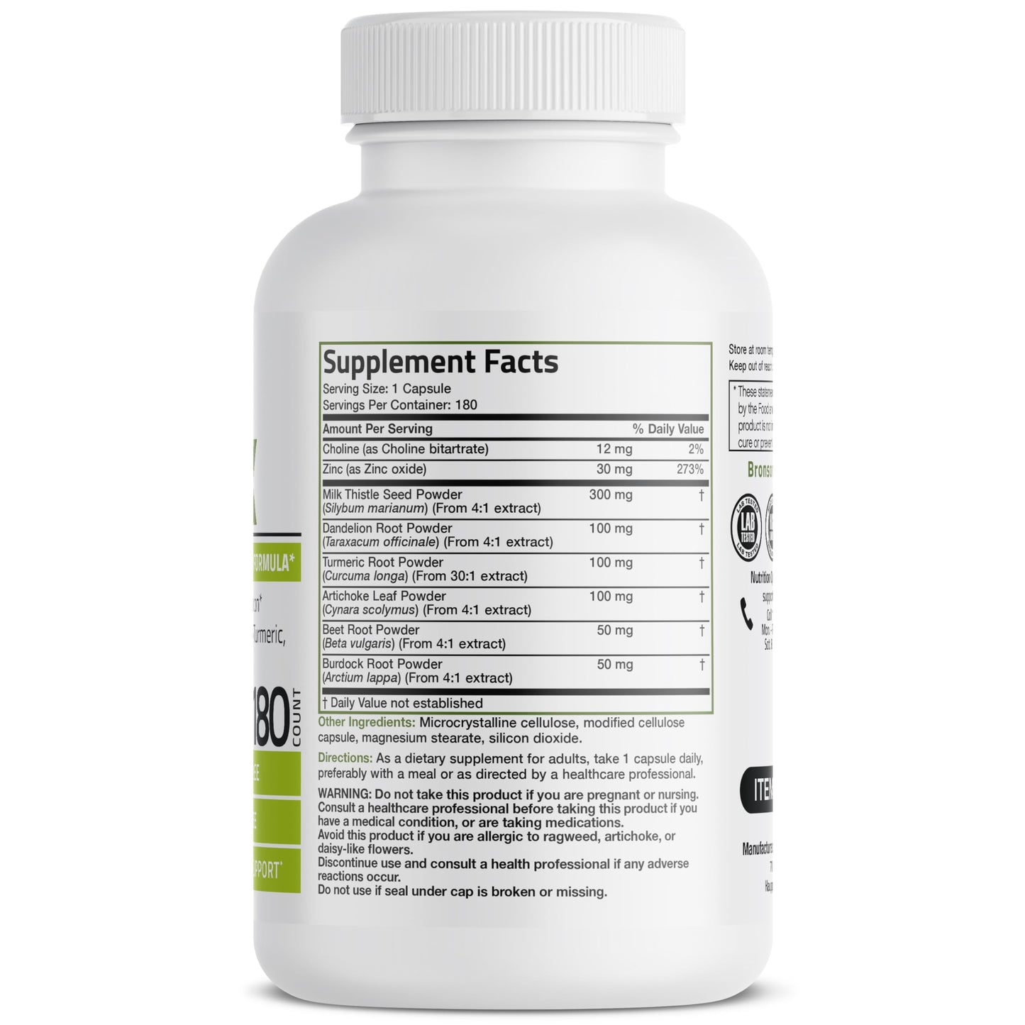 Bronson Liver Detox Advanced Detox & Cleansing Formula Supports Health Liver Function BronsonUS supplements