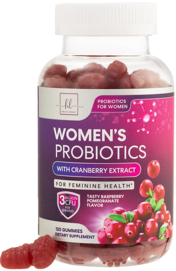 Probiotics for Women + Cranberry - 3 Billion CFU Guaranteed & 6 Vegan Strains for Women's Hello Lovely!US supplements