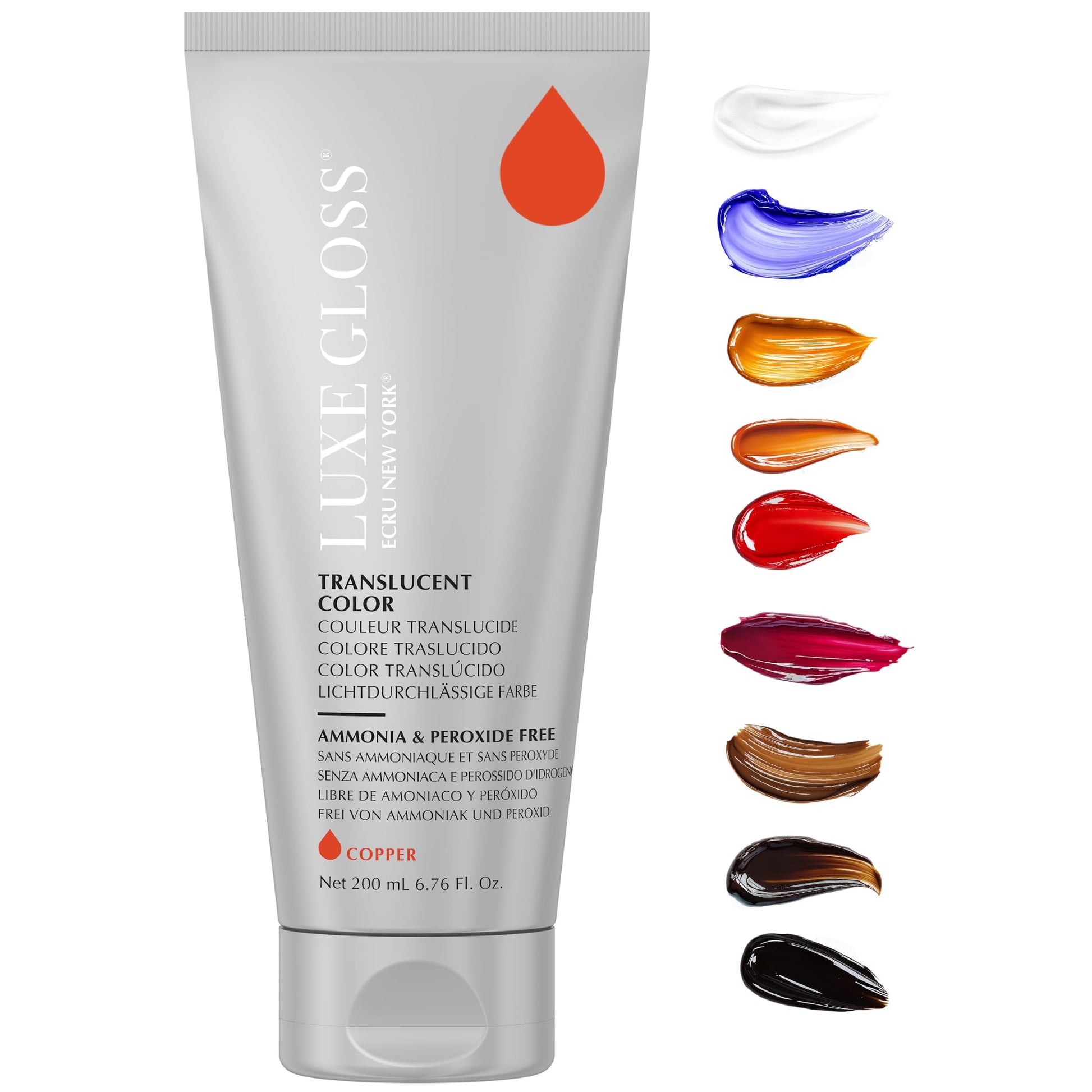 ECRU New York LUXE GLOSS Hair Gloss for Enhanced Color and Glass-Like Shine, Copper Ecru New YorkAu supplements