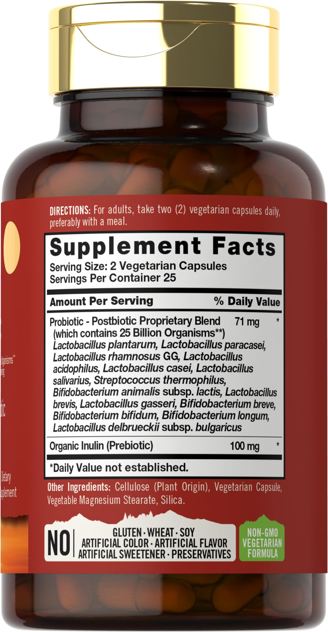 Carlyle Prebiotic, Probiotic & Postbiotic | 25 Billion CFU | 60 Powder Pills | Men and Women CarlyleAu supplements