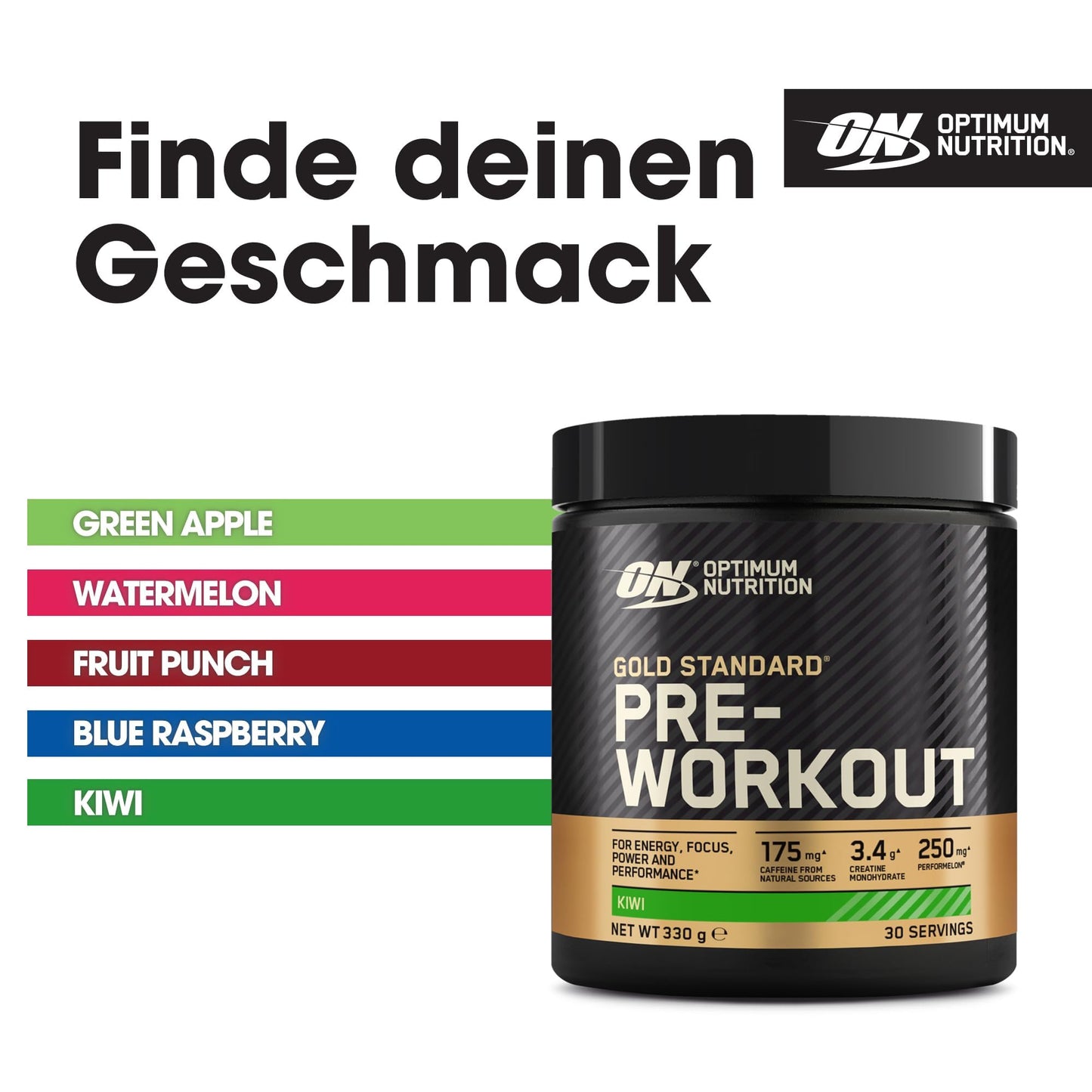 Optimum Nutrition Gold Standard Pre Workout Powder, Energy Drink with Creatine Monohy Optimum NutritionUS supplements