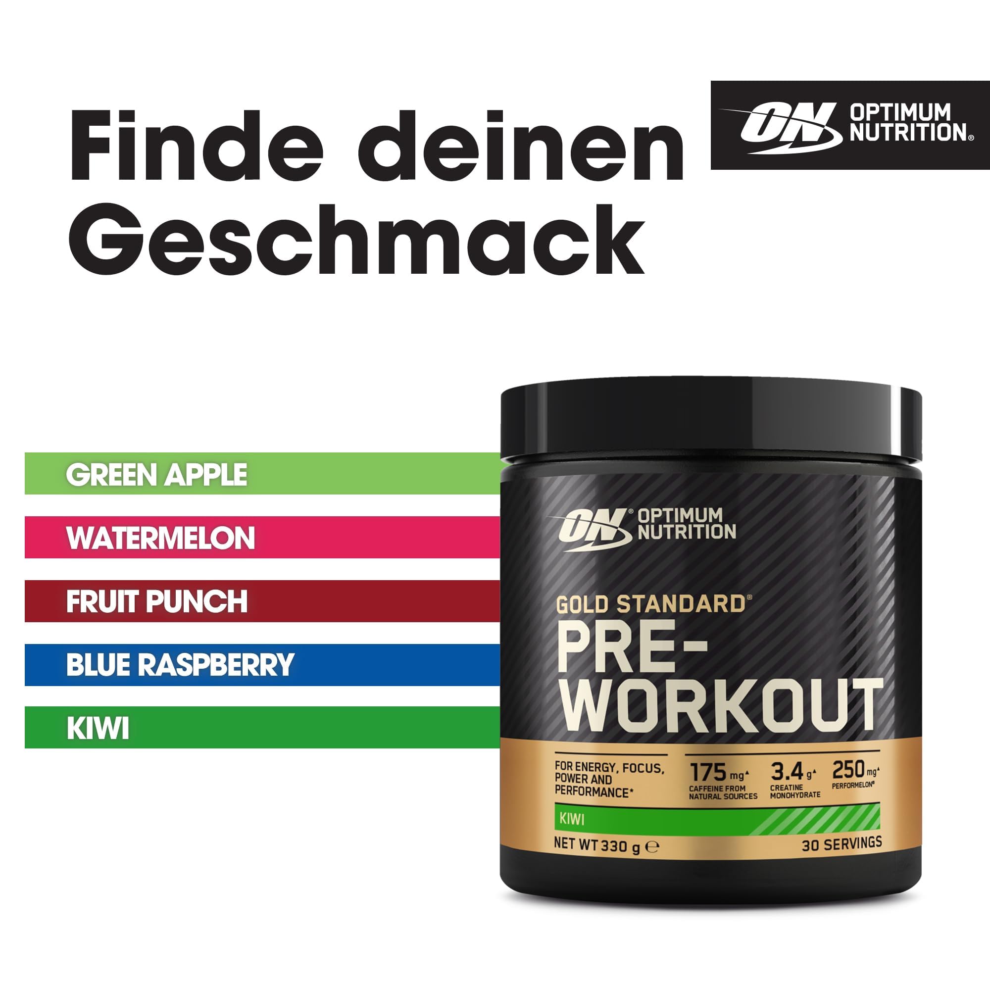 Optimum Nutrition Gold Standard Pre Workout Powder, Energy Drink with Creatine Monohy Optimum NutritionUS supplements