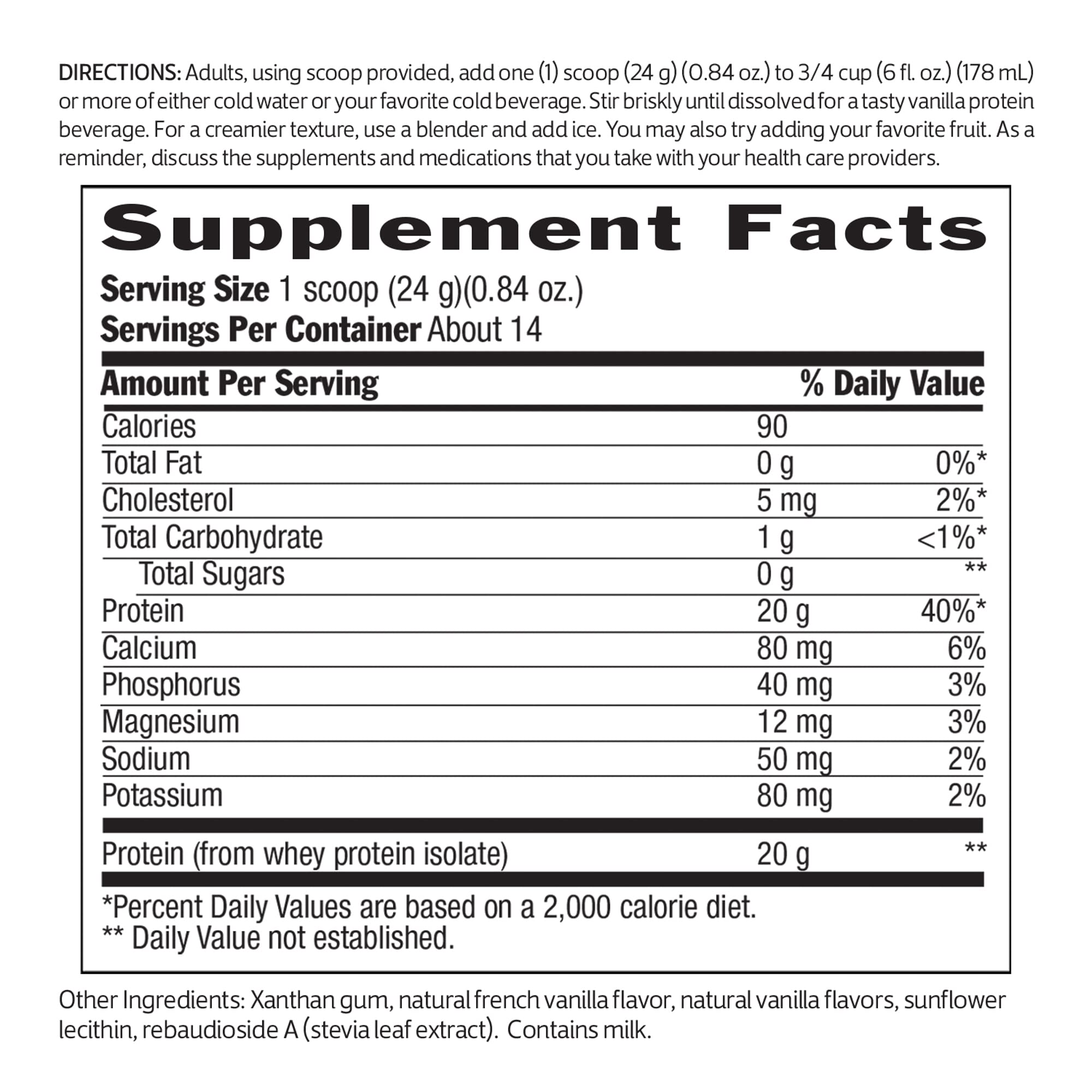 Biochem 100% Whey Sugar-Free Vanilla 20g, 11.8oz, Certified Vegetarian, Certified Gluten BiochemUS supplements