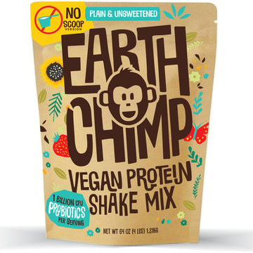 EarthChimp Organic Vegan Protein Powder - with Probiotics - Non GMO, Dairy Free EarthChimpUS supplements