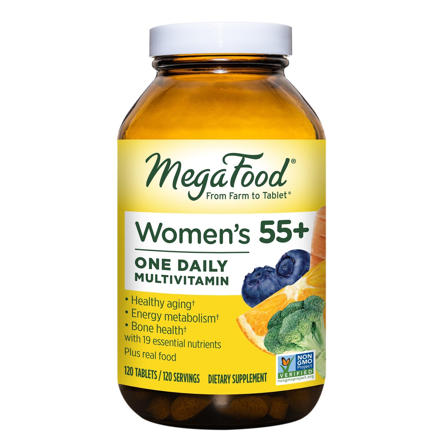 MegaFood Women's 55+ One Daily Multivitamin for Women with Vitamin A, Vitamin C MegaFoodUS supplements