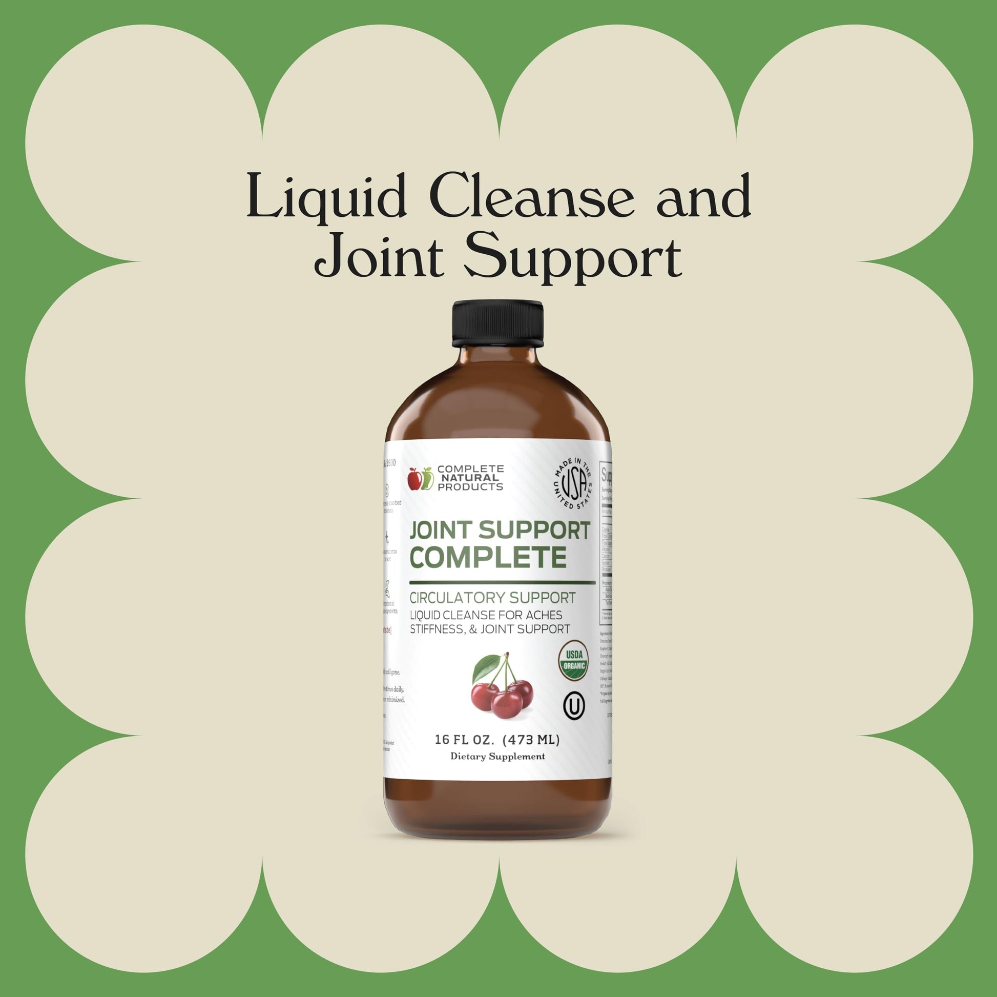 Complete Natural Products Joint Support Complete – 16 Fl Oz Organic Liquid Joint Supplement with Glucosamine Chondroitin MSM – Natural Uric Acid Cleanse & Herbal Joint Health Support for Mobility Complete Natural ProductsAu supplements
