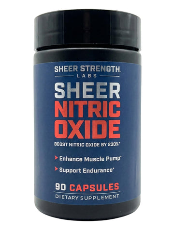 Sheer Strength Labs Nitric Oxide Supplement for Men - Clinically Tested for Pumps & Blood Flow - 270% More Nitric Oxide - Nitrosigine Supplement, S7 & Beetroot - Made in USA - 90 Capsules Sheer Strength LabsAu supplements