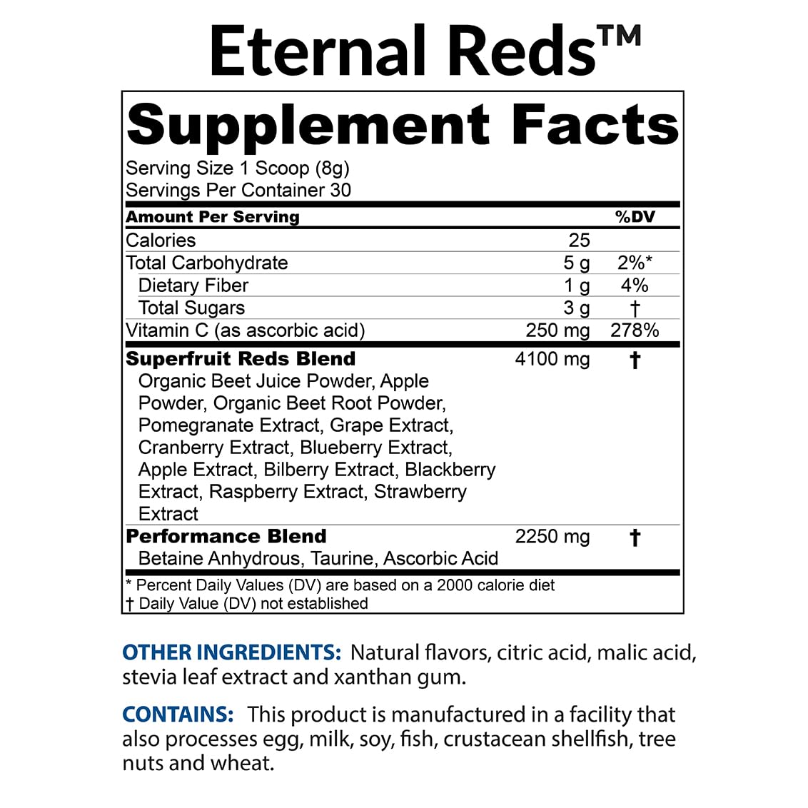 BioTrust Eternal Reds, Red Superfoods Powder, Support for Heart Health and Circulation, Energy, Stamina, No Added Sugar or Caffeine, Naturally Flavored and Sweetened, Berry Flavor (30 Servings) BioTrustAu supplements