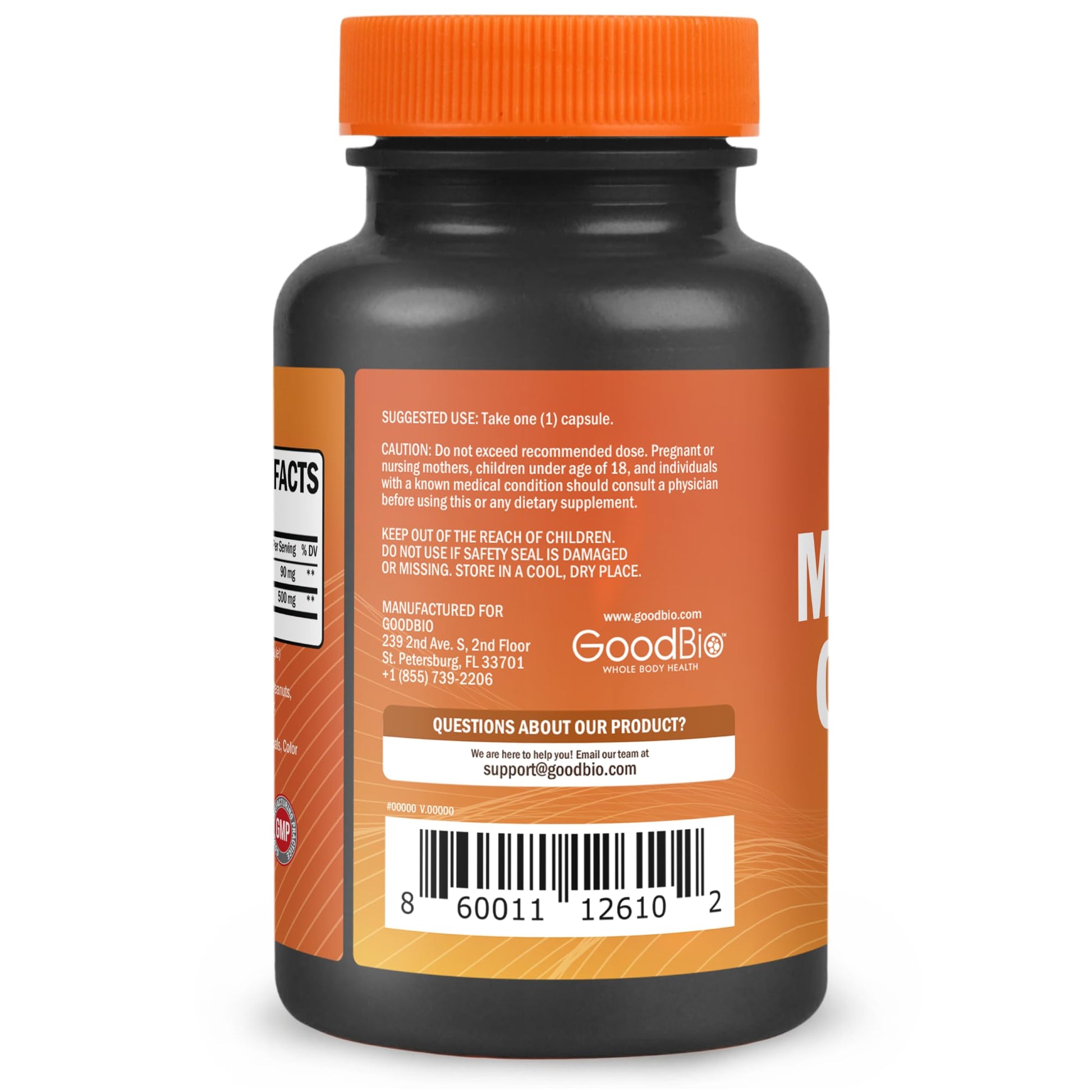 Magnesium Glycinate - High Absorption Magnesium Supplement 500mg Per Serving for Stress Relief, Sleep, Heart and Bone Health, Nerve Support - Non-GMO, Gluten-Free, Gentle on Stomach, 240 Capsules GOODBIOAu supplements