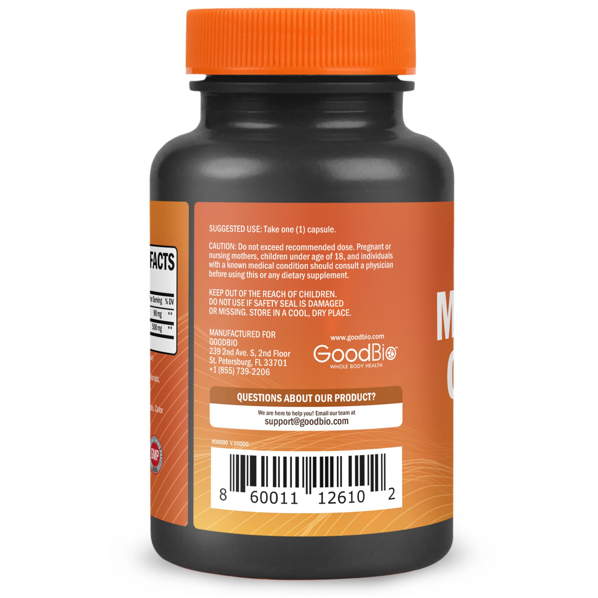 Magnesium Glycinate - High Absorption Magnesium Supplement 500mg Per Serving for Stress Relief, Sleep, Heart and Bone Health, Nerve Support - Non-GMO, Gluten-Free, Gentle on Stomach, 240 Capsules GOODBIOAu supplements