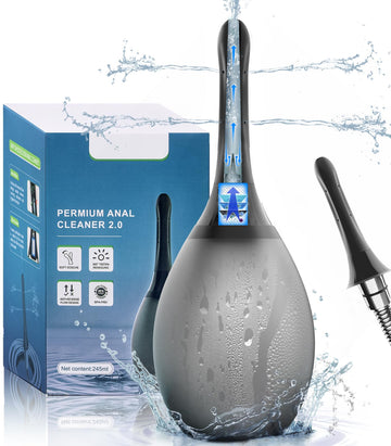 Onegreen Enema Douche Bulb Anti Back-Flow Portable Anal Douche Connected to Shower Hole OnegreenAu supplements