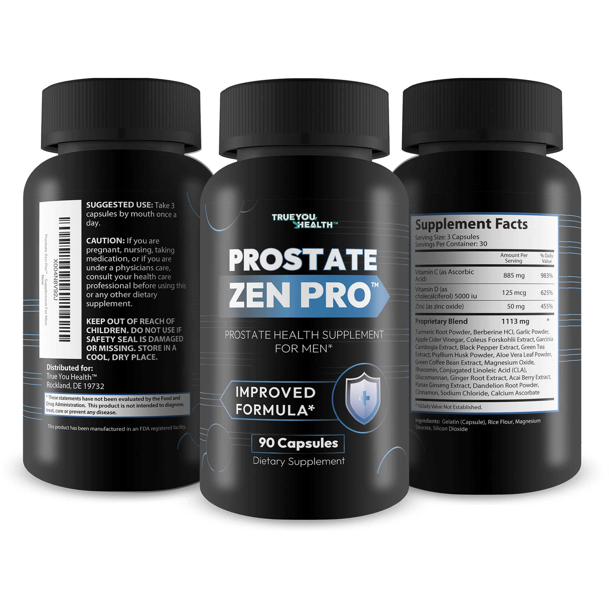 Prostate Zen Pro - Improved Formula - Our Best Prostate Health Supplement for Men - Our Best Prostate Support Supplement for Men’s Health - Natural Prostate Genix ProstaZen True You HealthAu supplements
