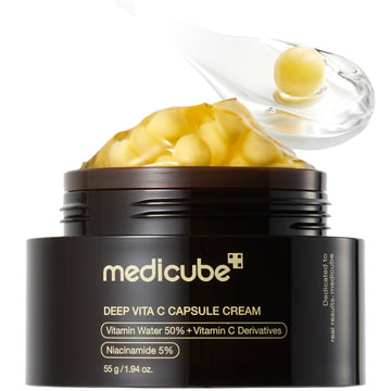 medicube Capsule Cream with Deep Vitamin C | Liposome Vitamin C Golden Capsule